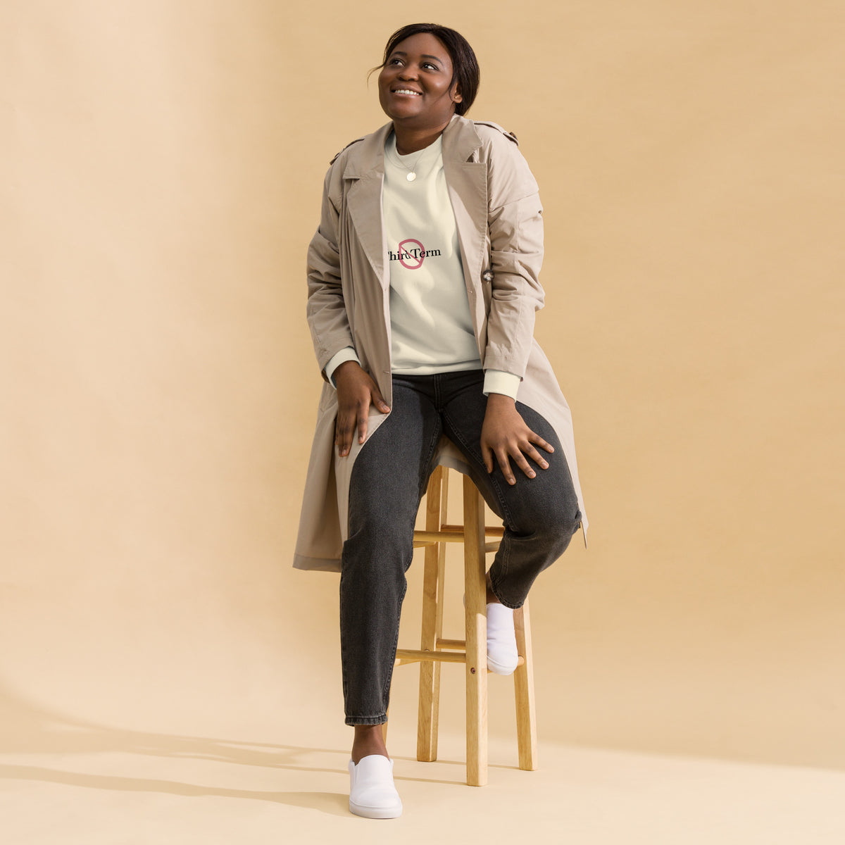 Third Term unisex premium sweatshirt with printed logo – multiple colors – DETOUR.STORE
