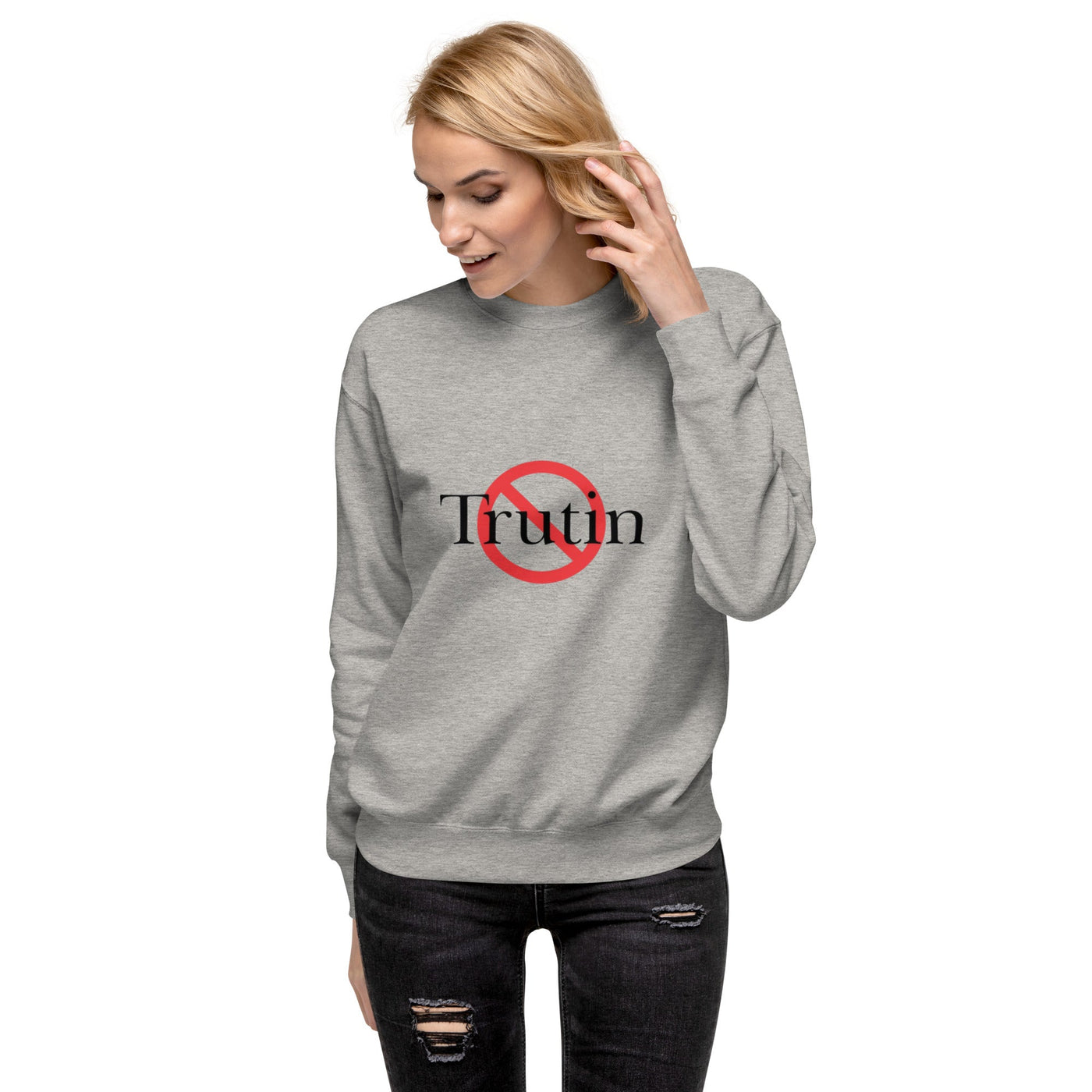 Trutin unisex premium sweatshirt with printed logo – multiple colors – DETOUR.STORE
