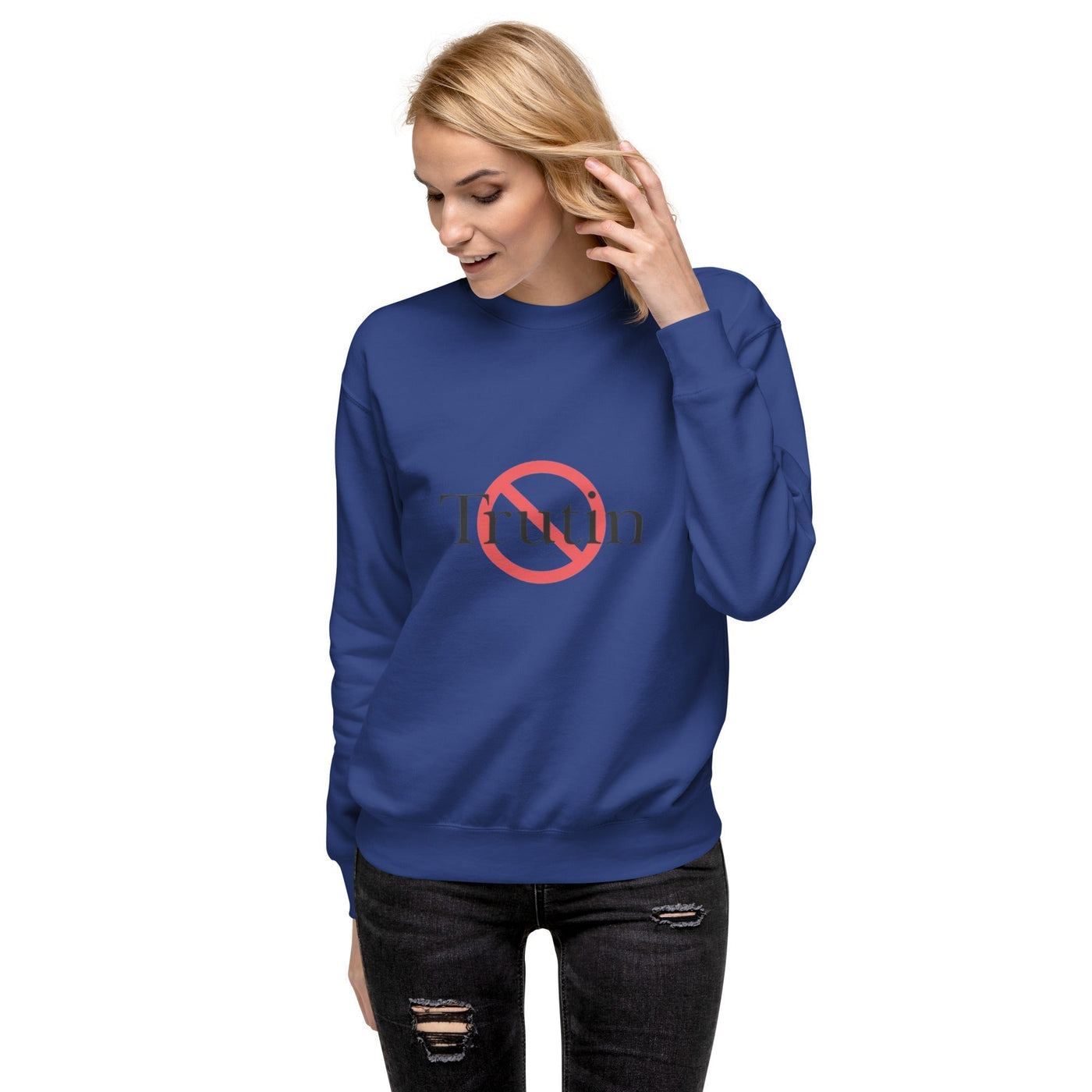 Trutin unisex premium sweatshirt with printed logo – multiple colors – DETOUR.STORE
