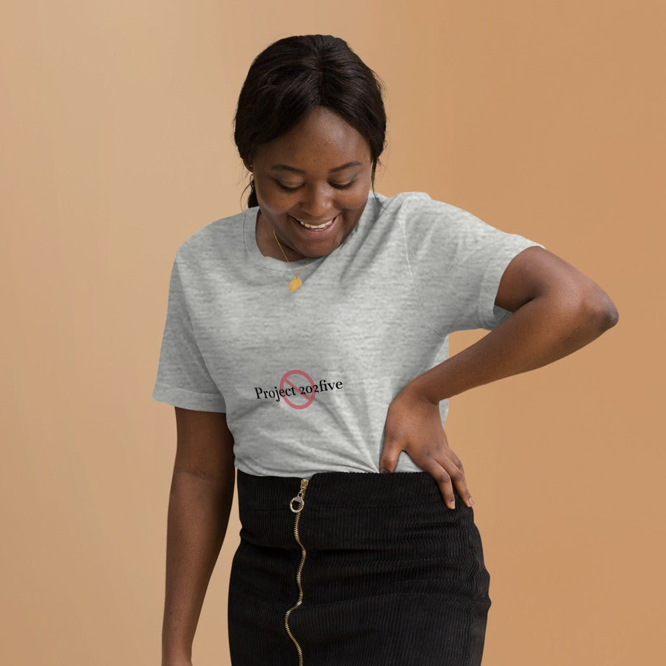 Project 2025 unisex t-shirt with printed logo – multiple colors – DETOUR.STORE
