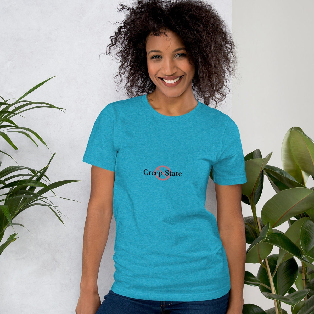 Creep State unisex t-shirt with printed logo – multiple colors – DETOUR.STORE